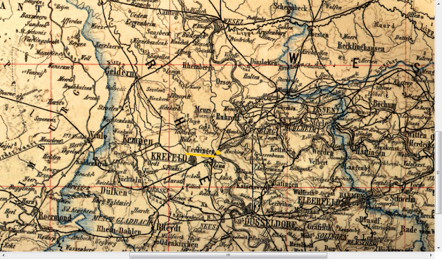 mapa antiguo de alemania