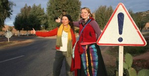 mujeres autostop