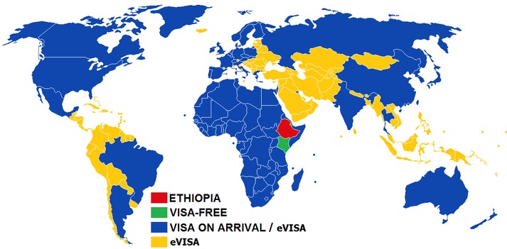 requisitos visa etiopia