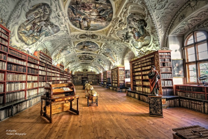 biblioteca del monasterio Strahov en Praga