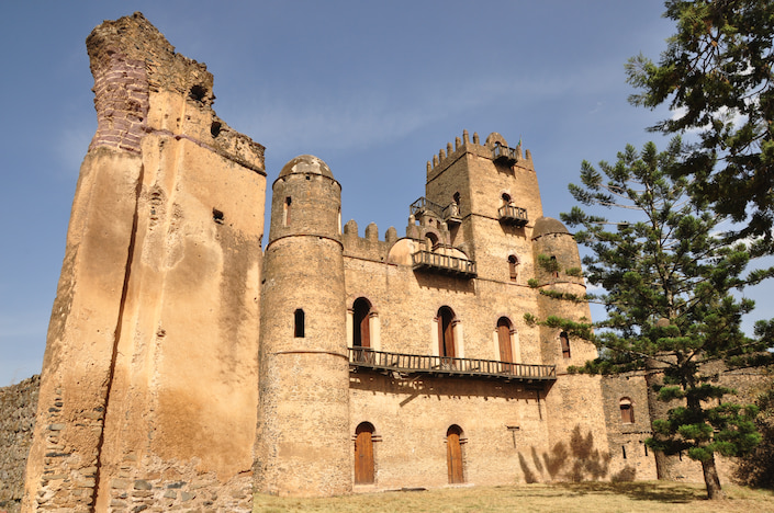 Castillo de Fasiladas gondar etiopía